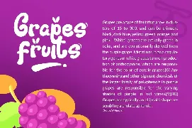 Fresh Grapes font