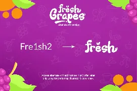 Fresh Grapes font