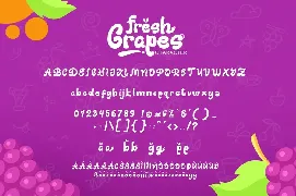 Fresh Grapes font