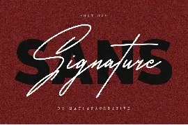 Satilas Signature Font - Free Sans