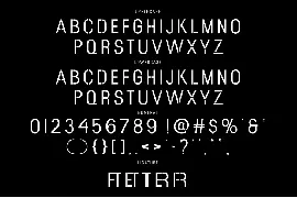 GATTERA A Unique Sans Serif Typeface font