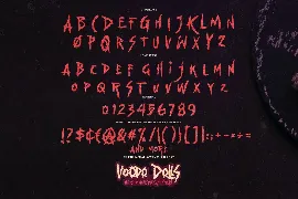 Voodo Dolls - This Is Horror Display Typeface font