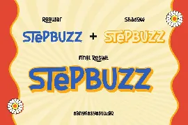 StepBuzz - A Playful Font