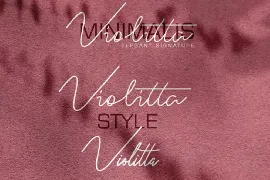 Violitta - Elegant Signature font