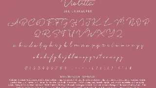 Violitta - Elegant Signature font