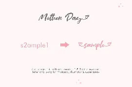 Mother Day Font