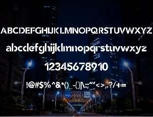 Borderoad font