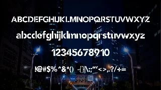 Borderoad font