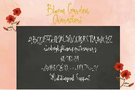 Bloem Garden - Handwritten Font