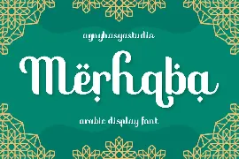 Merhaba - Arabic Font Style