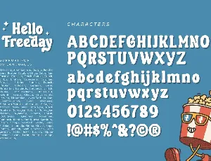 Hello Freeday font