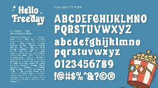 Hello Freeday font