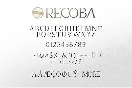 Recoba Font Family