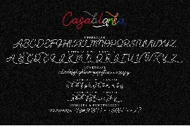 Casablanka Script font