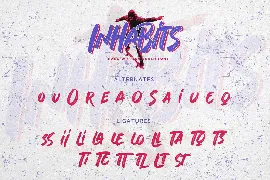 INHABITS - Handwritten Brush Font