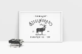 Steelworks+Bonus font