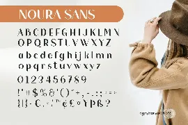 Noura - A Beauty Sans Serif font