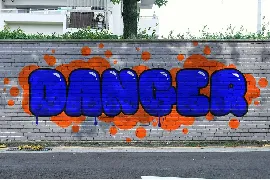 Craze Bubble - Thick Graffiti Font