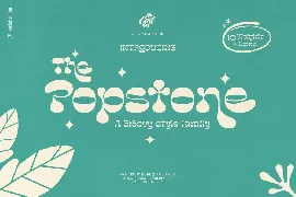 Popstone - Groovy Family + Variable font