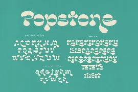 Popstone - Groovy Family + Variable font