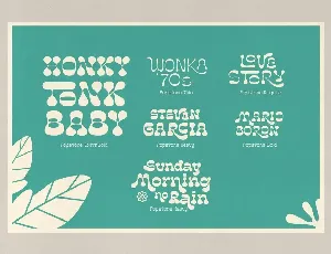 Popstone - Groovy Family + Variable font