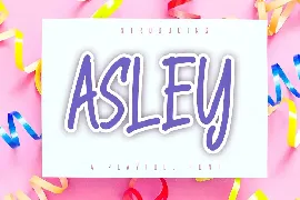 Asley - A Playfull Font