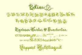 Celina - A Flourish Font