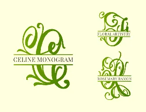 Celina - A Flourish Font