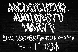 Bankai Street - Natural Graffiti Font