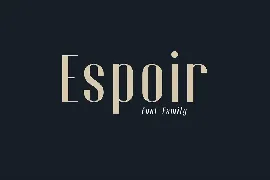 Espoir Font Family