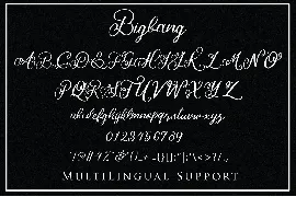 Bigbang - Handwritten Font