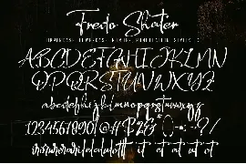 Fredo Shater font