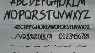 Slipknot - Handmade Style Font