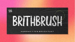 Brith Brush font