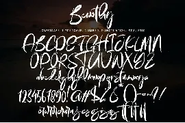 Benothy font