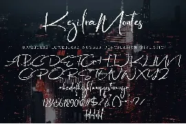 Kejilra Montes font