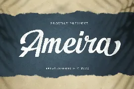 Ameira - Script Font