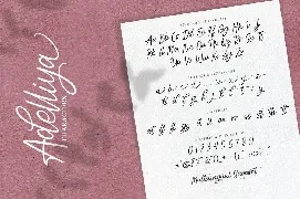 Adelliya Script font