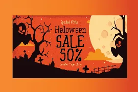 PUMPQEEN - Halloween Hand lettered Quirky Font