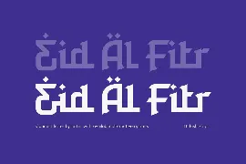 Arabic Font - Hidash