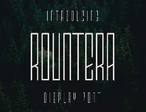 Rountera Font