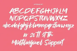 MVRX Maverix SVG Brush Font