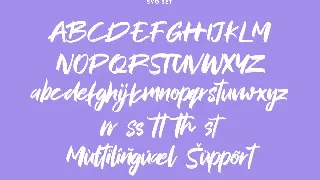 MVRX Maverix SVG Brush Font