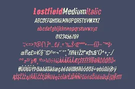 Lostfield Sans Font