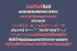 Lostfield Sans Font