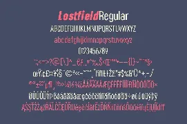 Lostfield Sans Font