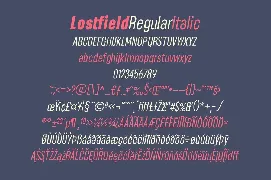 Lostfield Sans Font