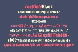 Lostfield Sans Font