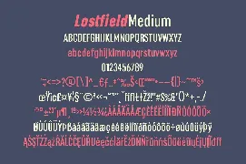 Lostfield Sans Font