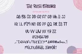 The Rush Brelako - Cartoon Font